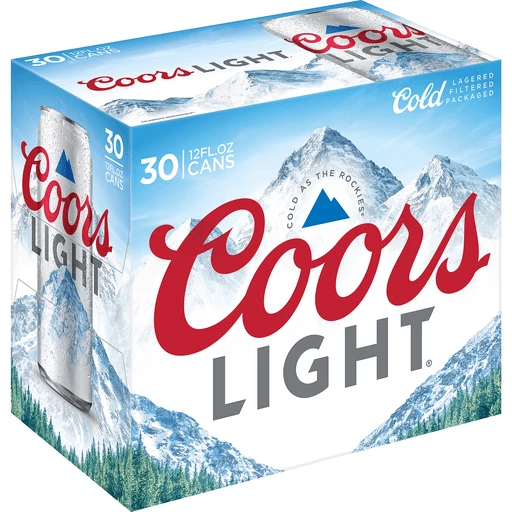 Coors Light 12oz Can West Hills Beer